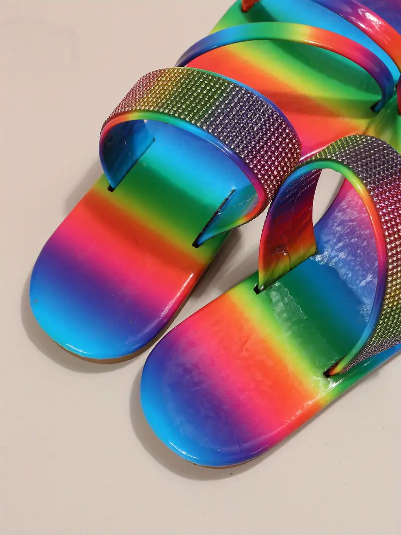 Rainbow Pride Women's Flat Slides