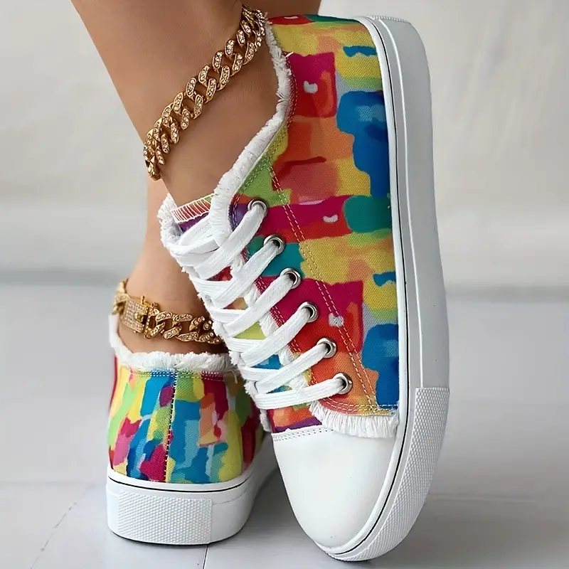 Rainbow Pride Women's Canvas Shoes