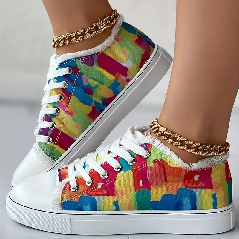 Rainbow Pride Women's Canvas Shoes