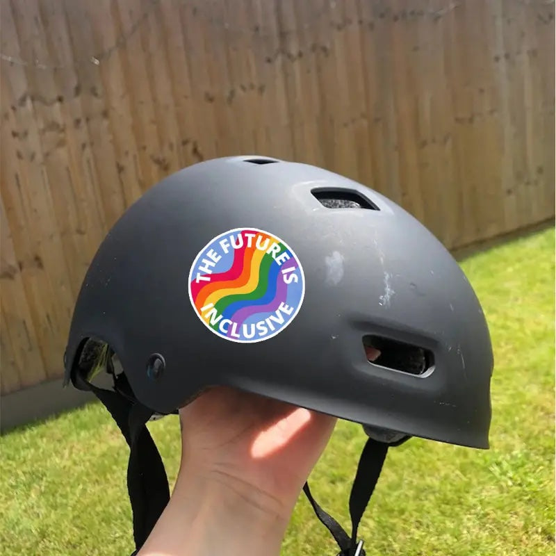 The Future Is Inclusive Pride Rainbow Sticker