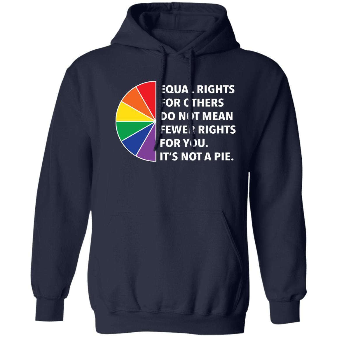 black pullover hoodie equal rights