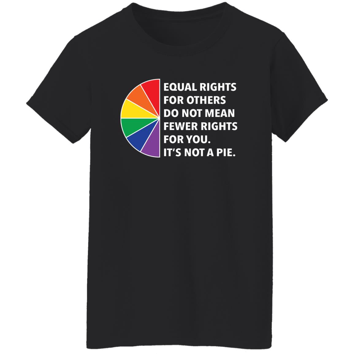 black equal rights t shirt