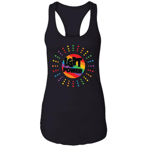 racerback black lgbt t-shirt