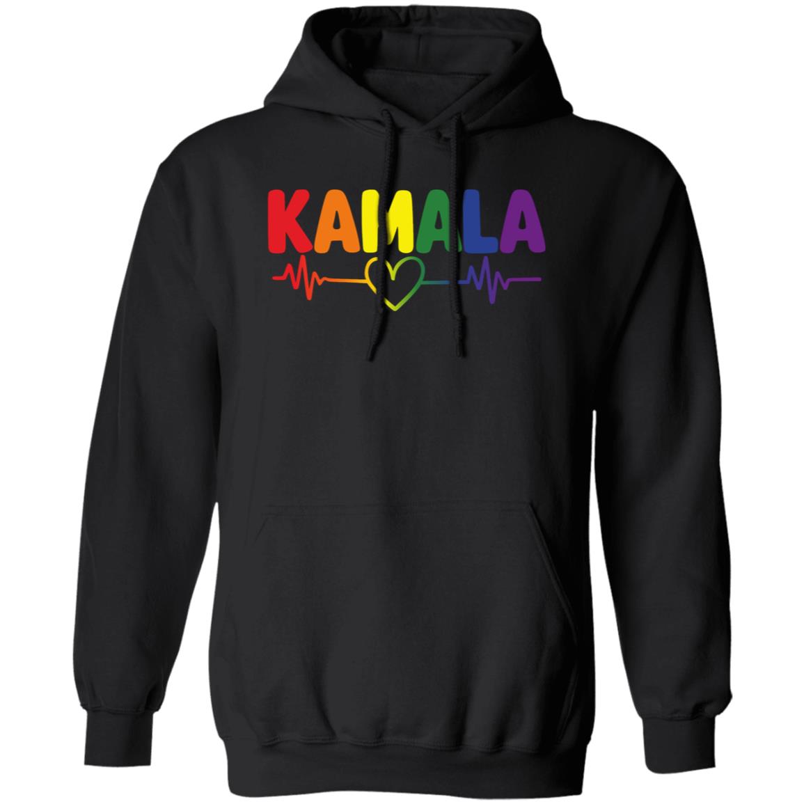 Kamala Rainbow Heartbeat Pride Shirt & Hoodie