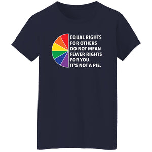 equal rights not a pie pride tee