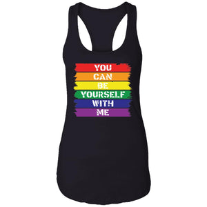 racerback t-shirt pride theme