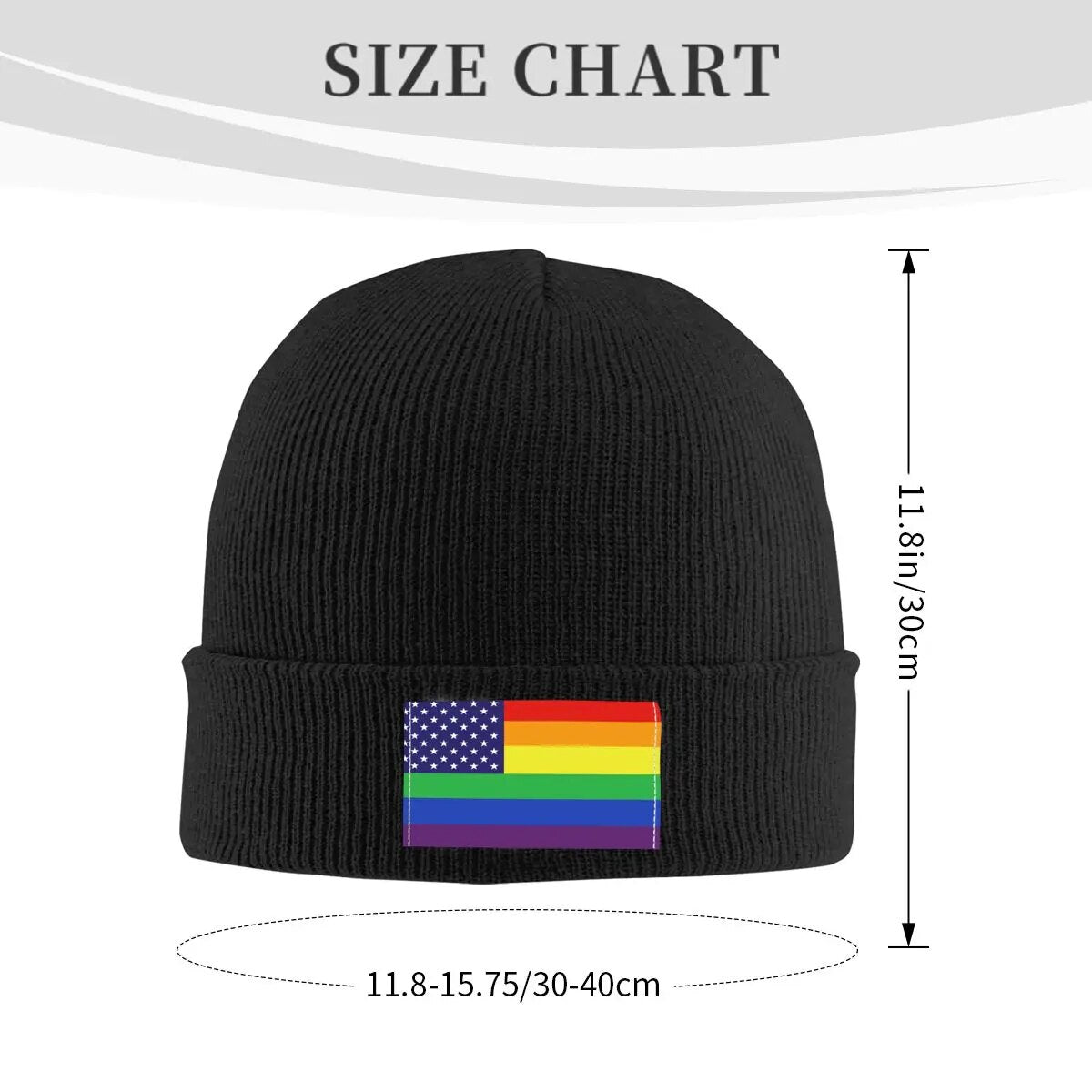 Rainbow Flag Pride Beanie