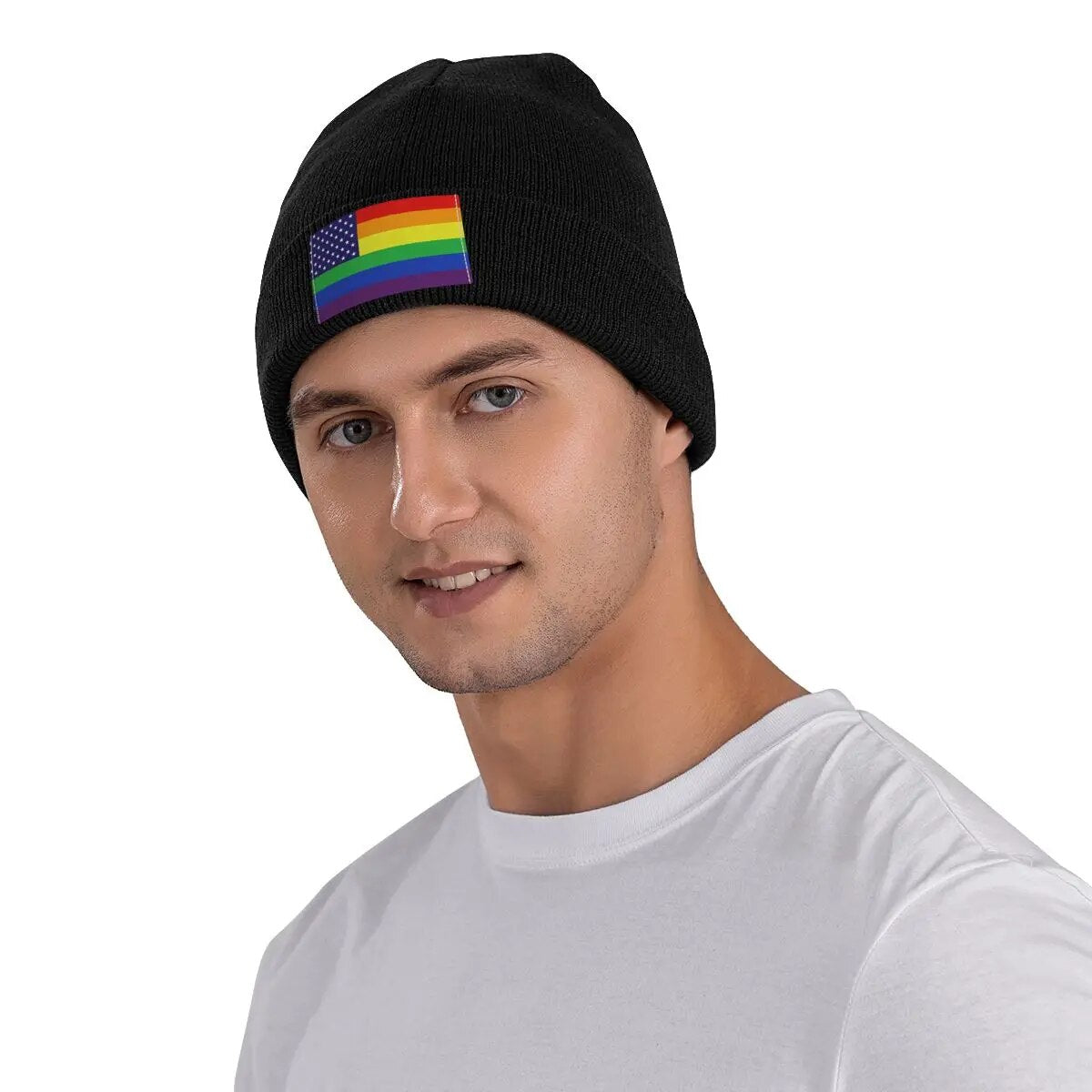 Rainbow Flag Pride Beanie