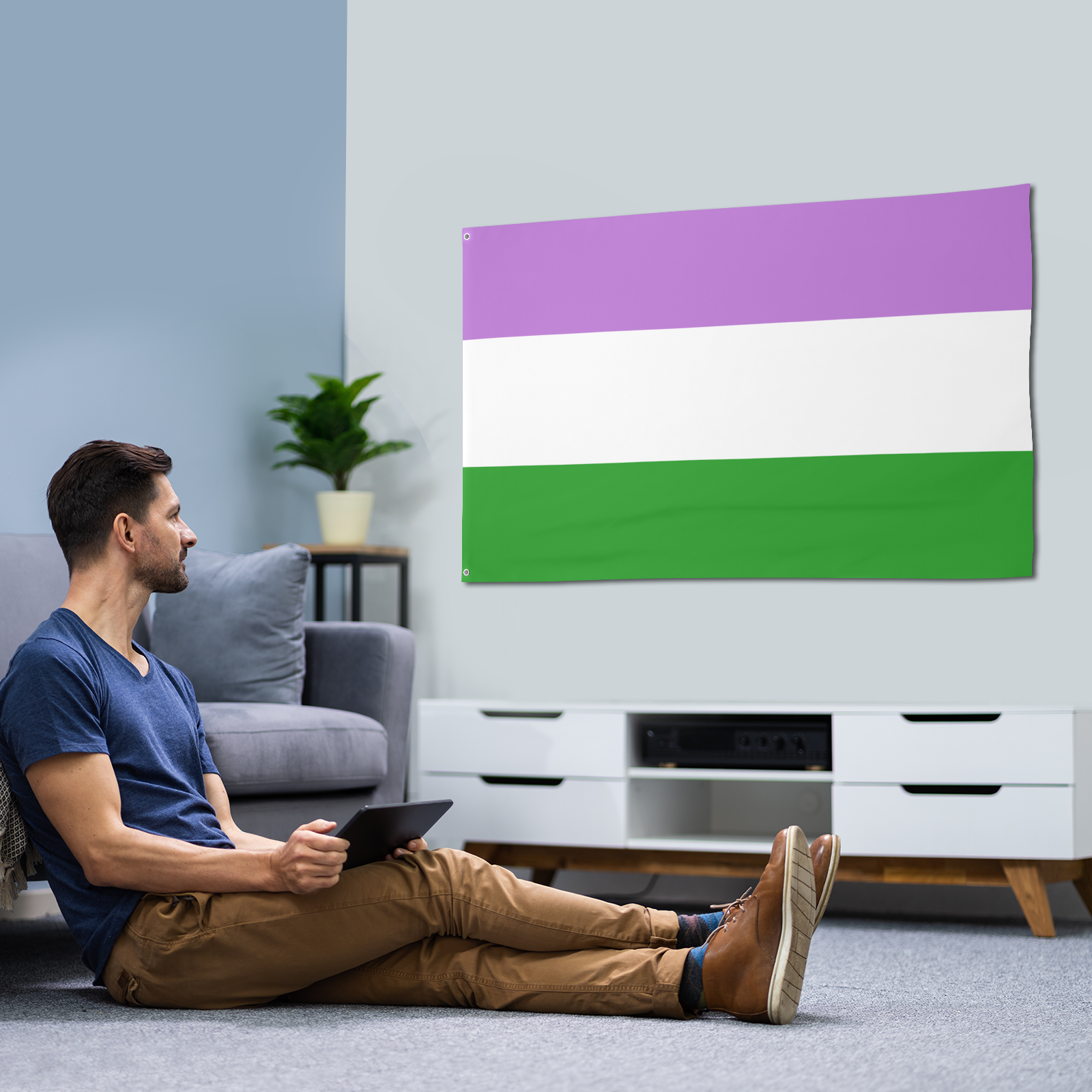 Genderqueer Pride Flag