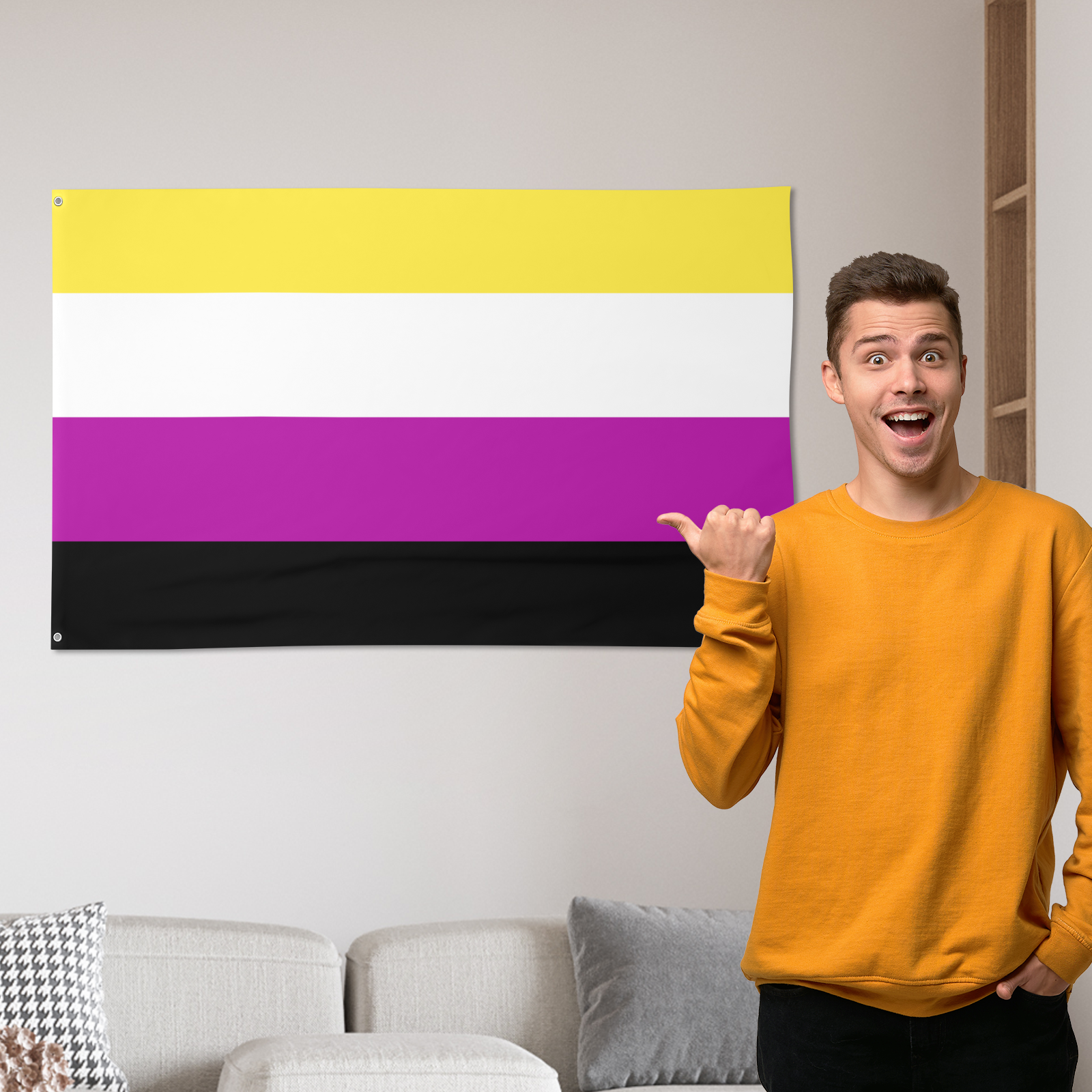 Non Binary Pride Flag