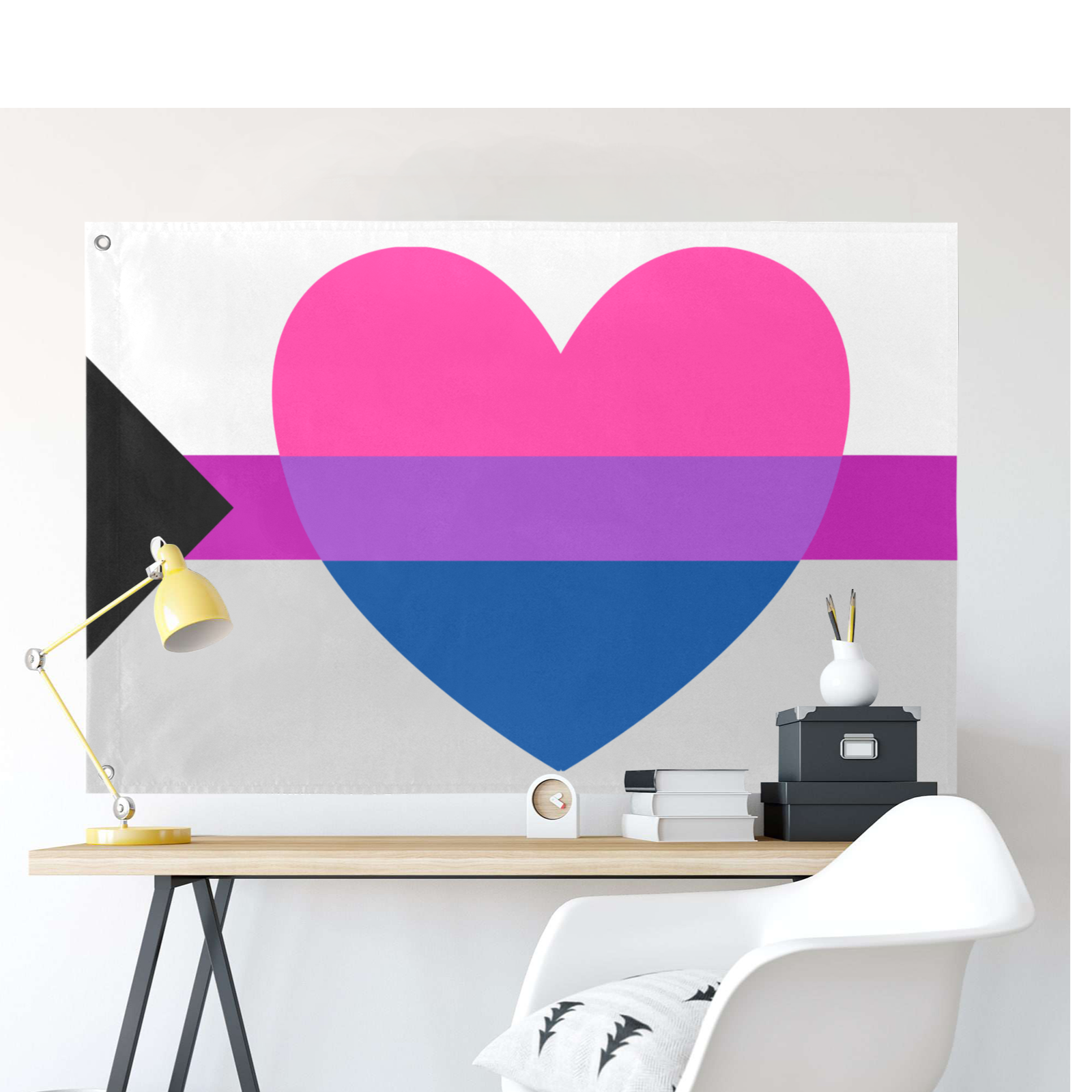 Bi Demisexual Flag