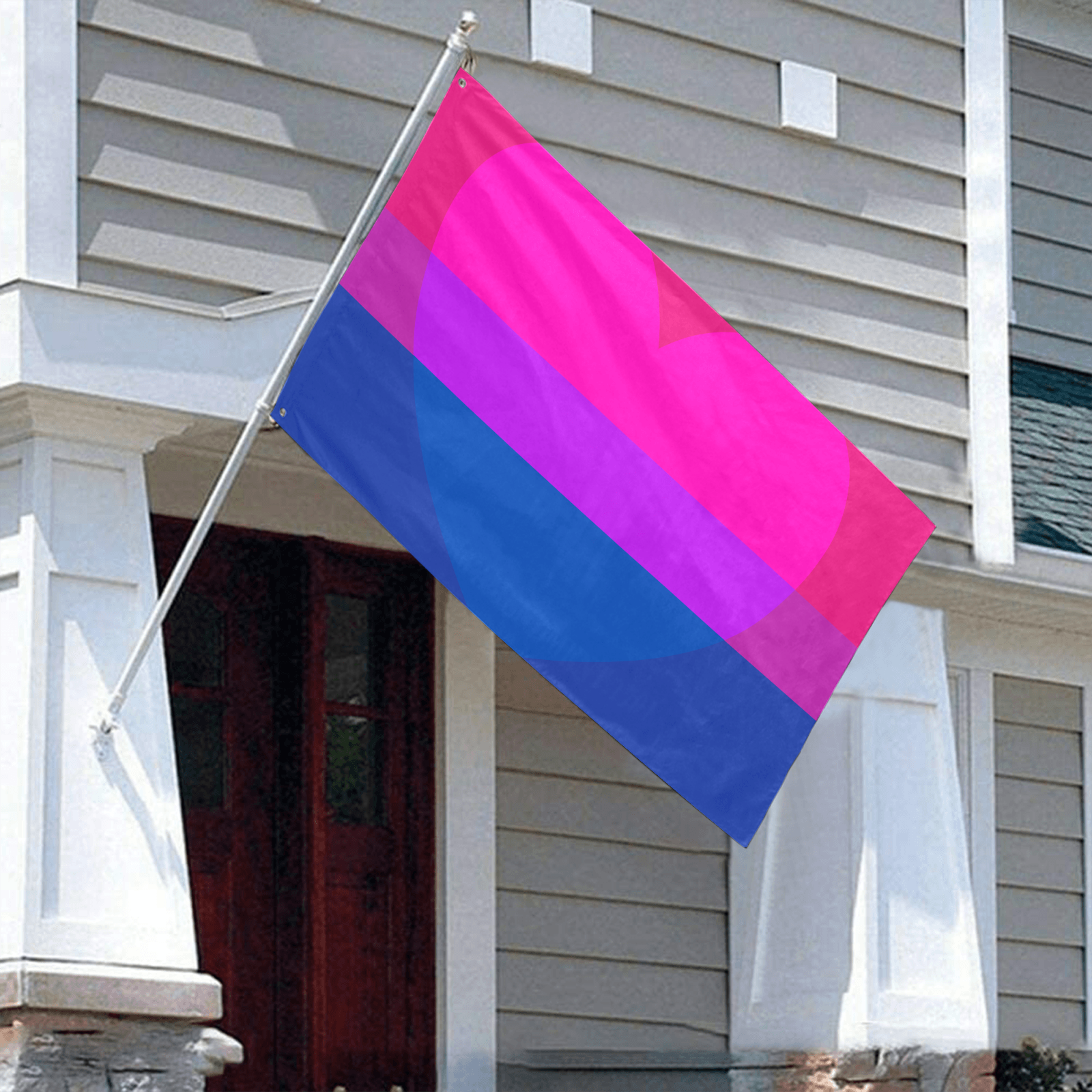 Bi Romantic Pride Flag