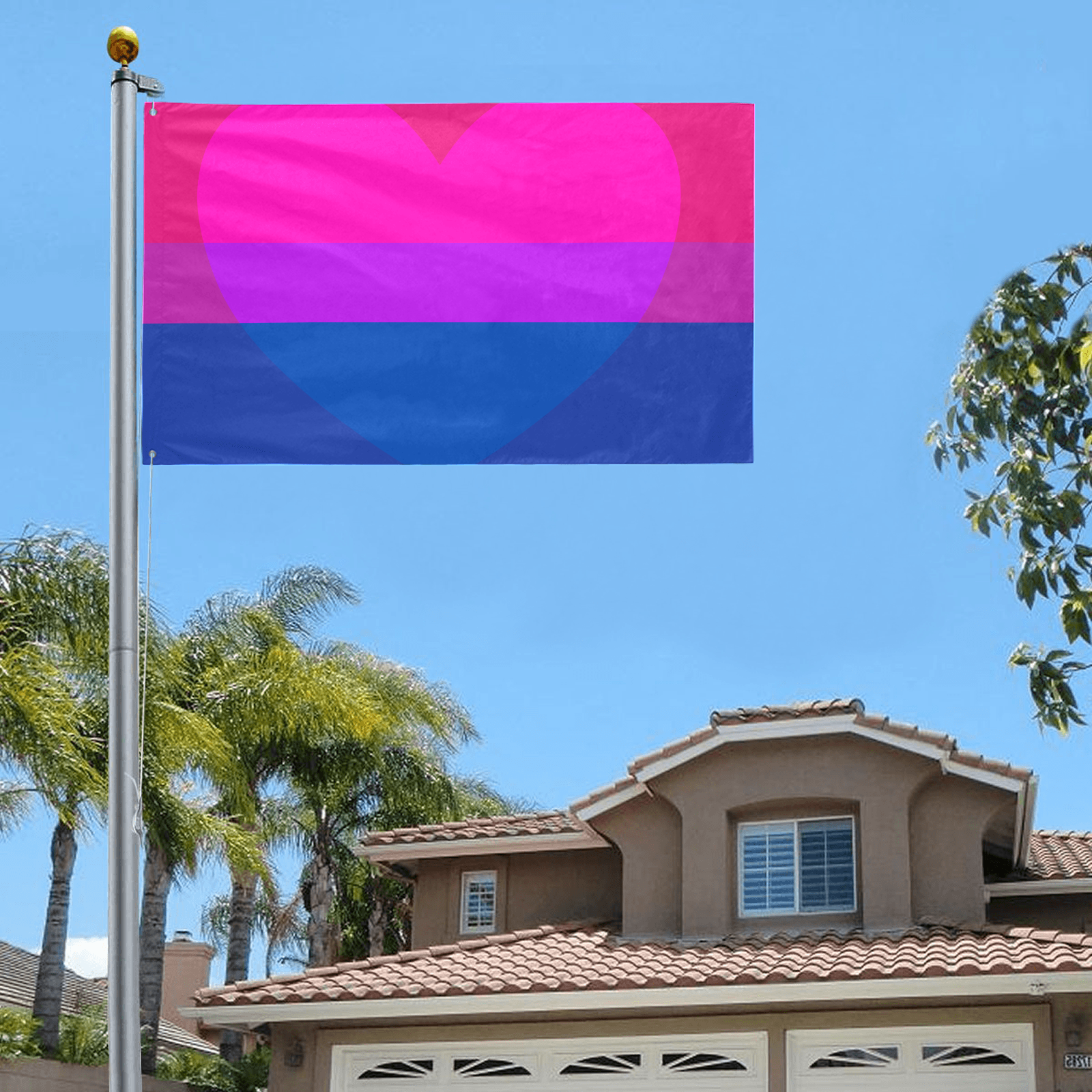 Bi Romantic Pride Flag