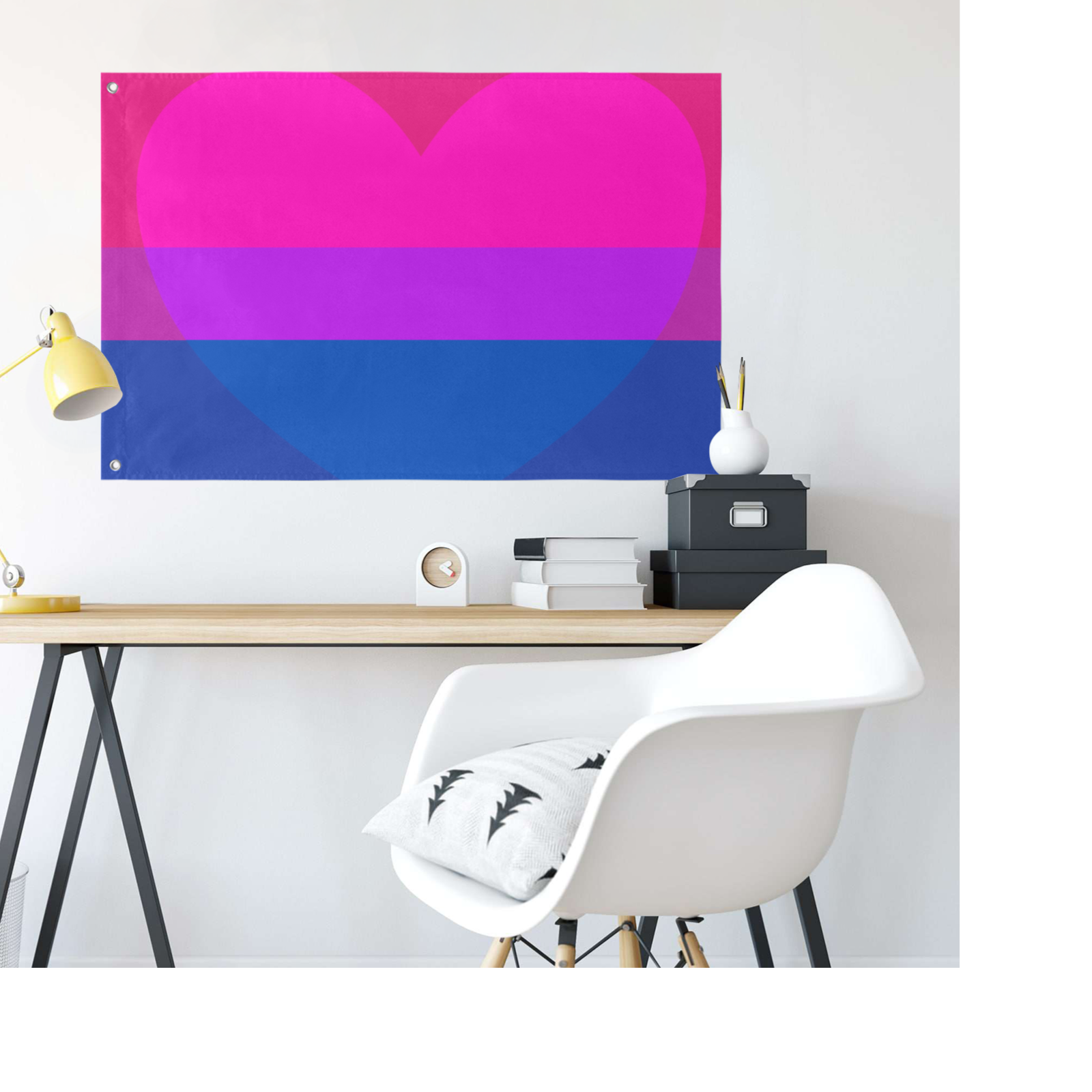 Bi Romantic Pride Flag