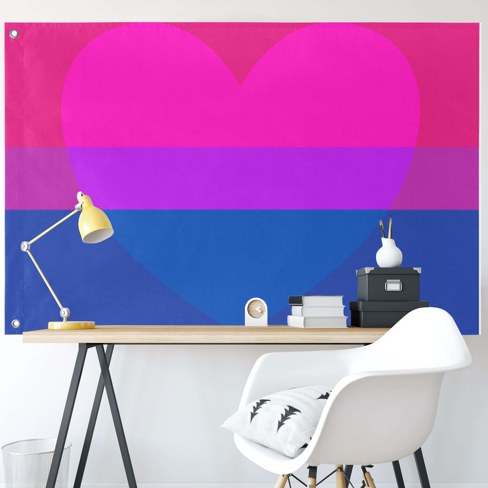 Bi Romantic Pride Flag