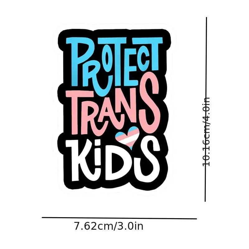 Protect Transgender Children LGBT Pride Stickers