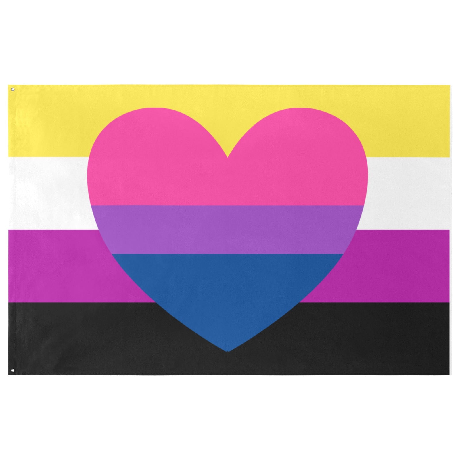 Bi and Non Binary Flag