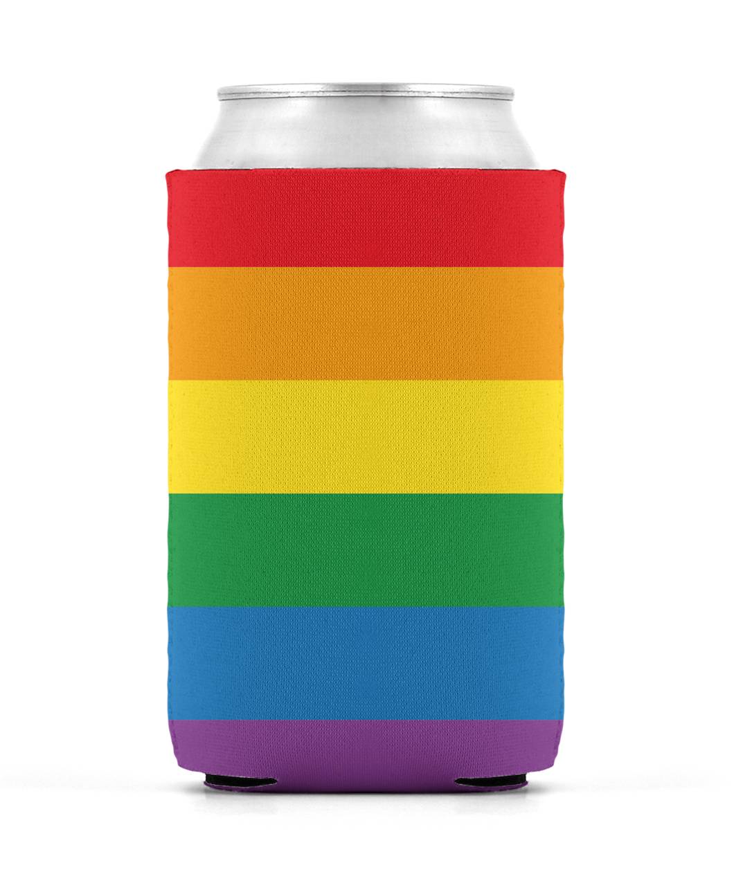 Rainbow Flag Can Cooler