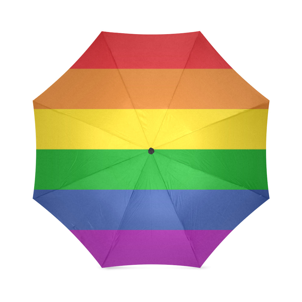 LGBT Pride Rainbow Color Foldable Umbrella