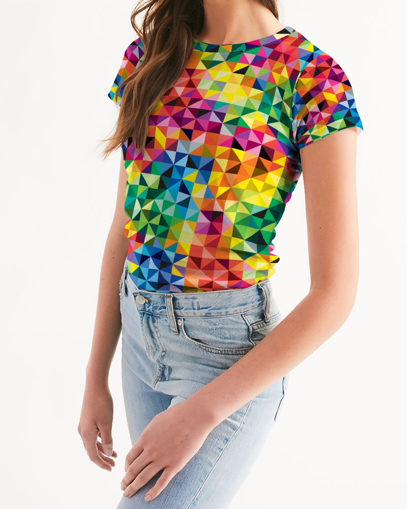 Vibrant Rainbow Pride Design Women's Tee