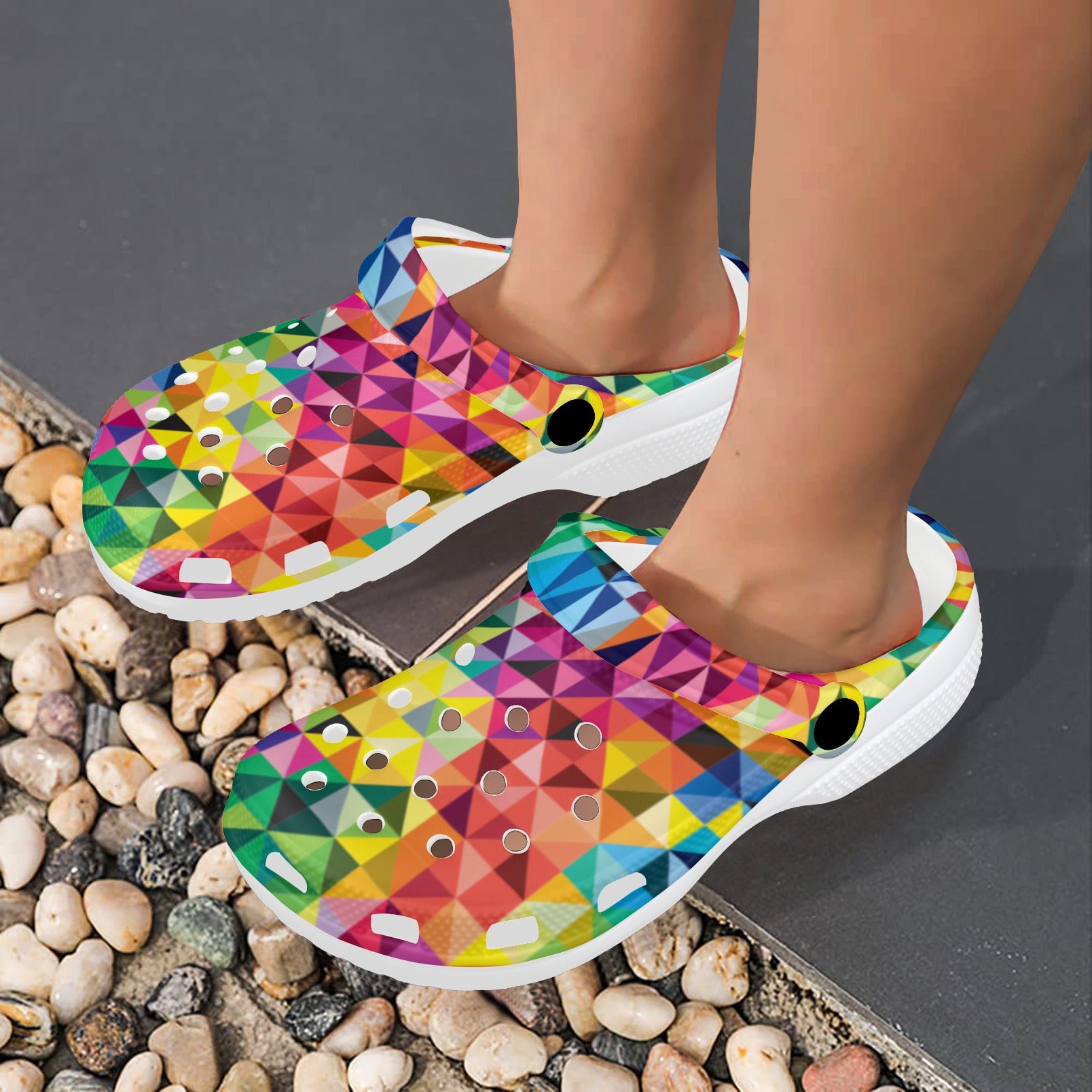 Gay Pride Vibrant Foam Clogs