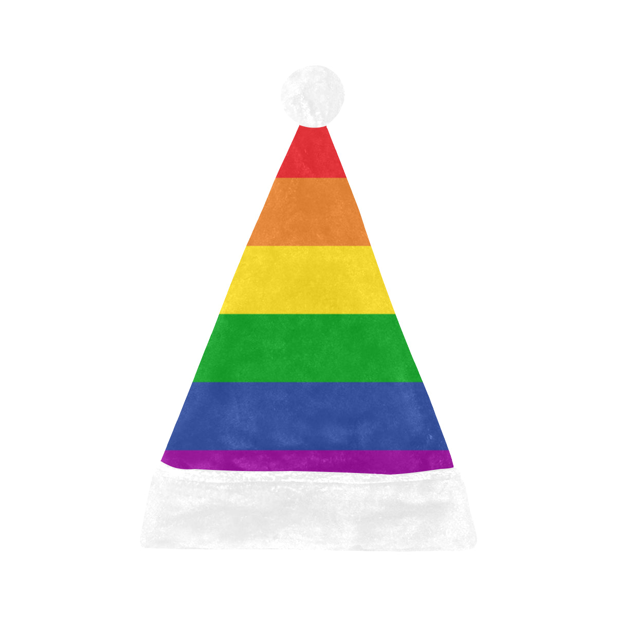 Rainbow Santa Hat