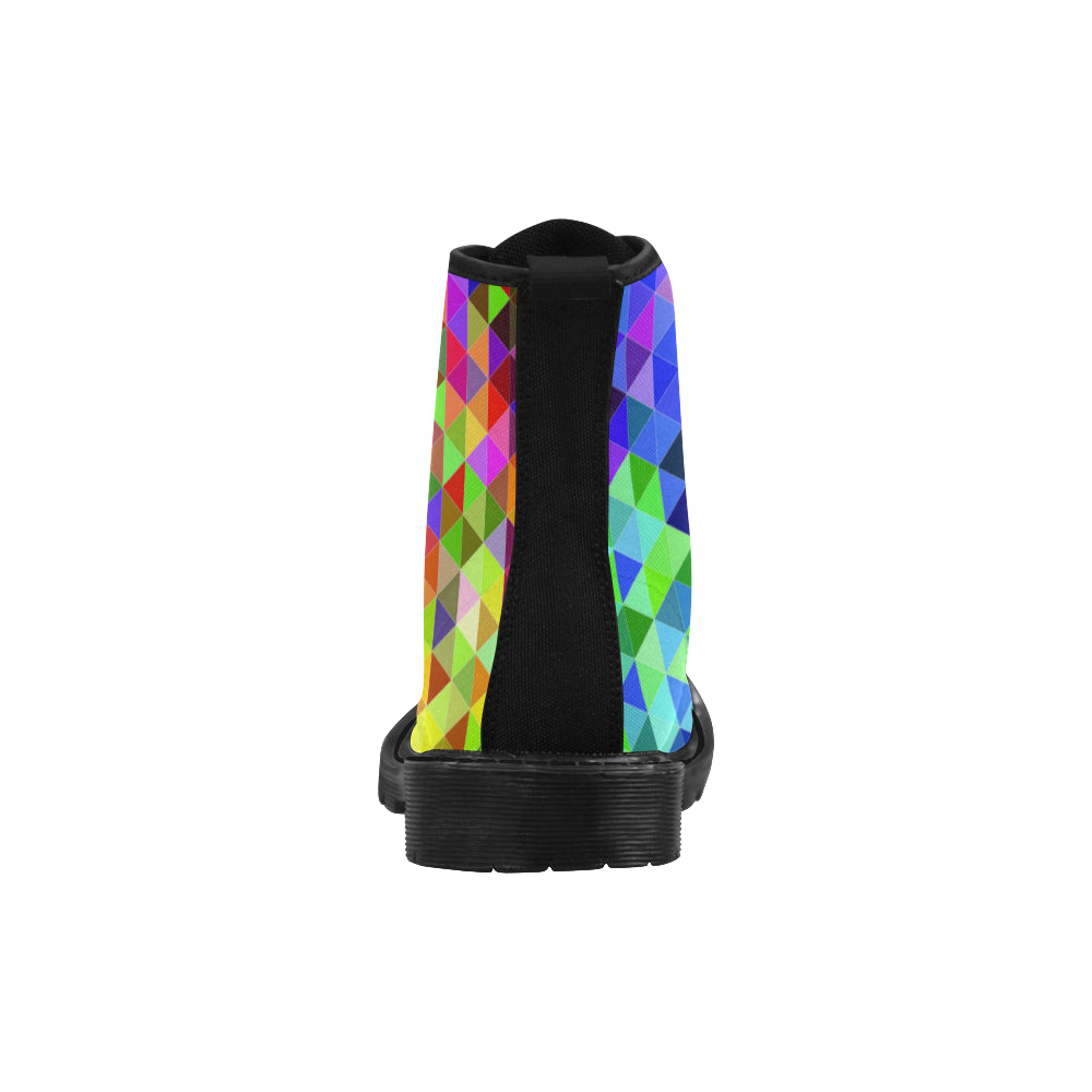 Vibrant Rainbow Pride Boots