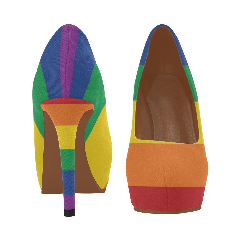 Rainbow Pride Women's High Heels