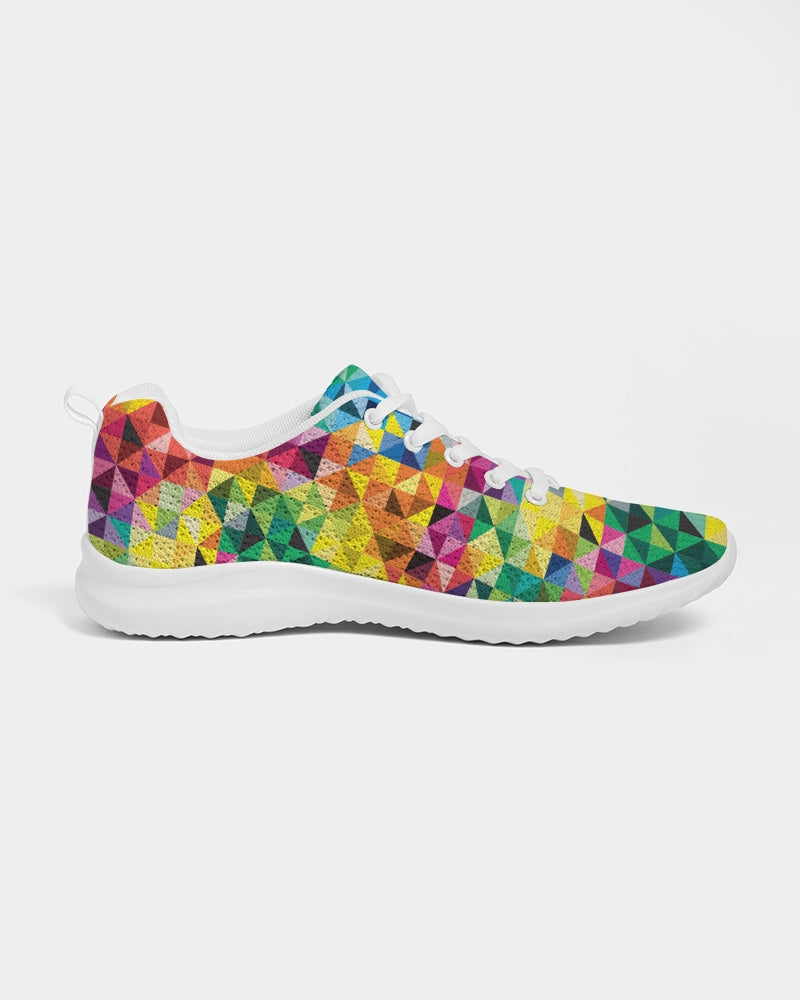 Vibrant Rainbow Pride Design Men's Athletic Shoe