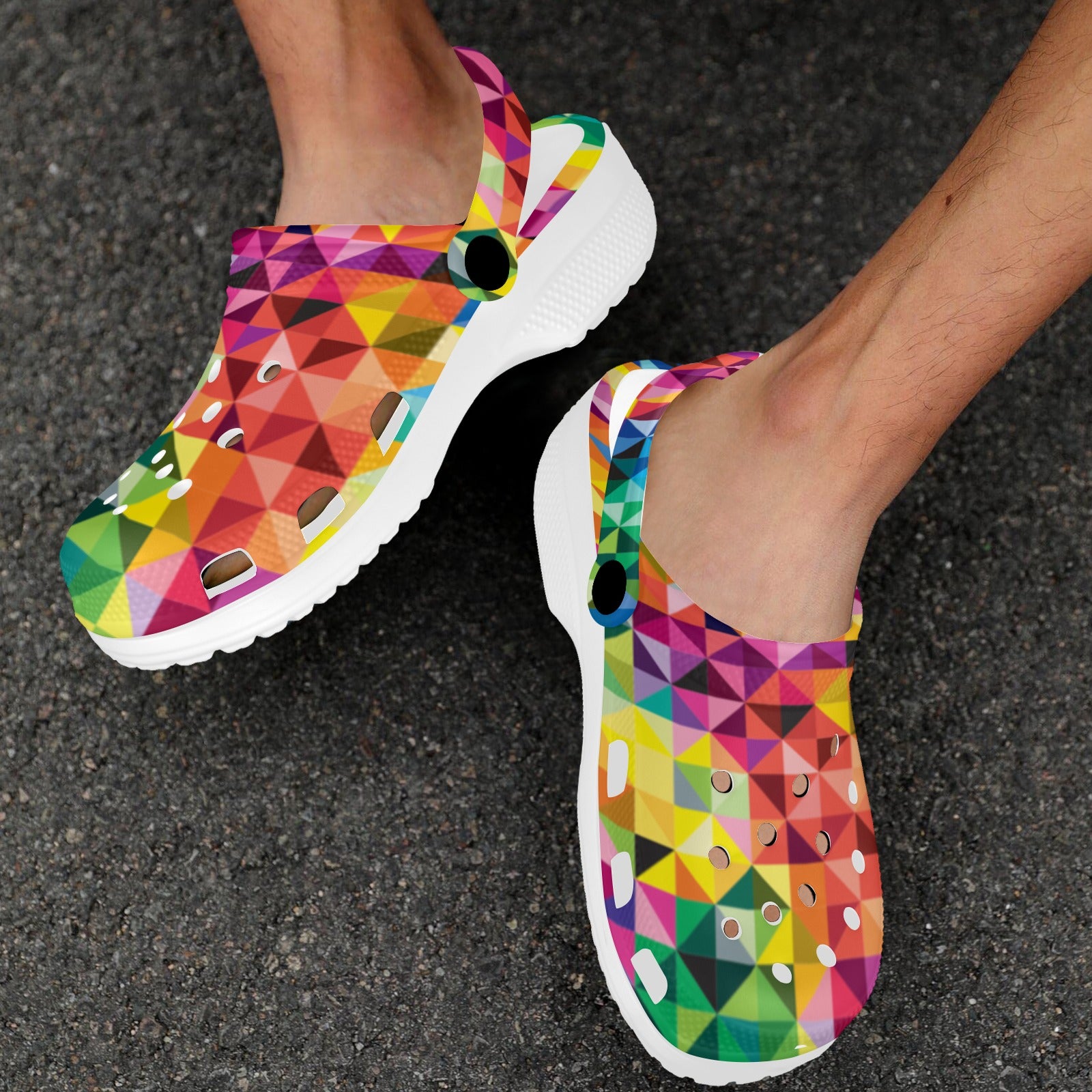 Gay Pride Vibrant Foam Clogs