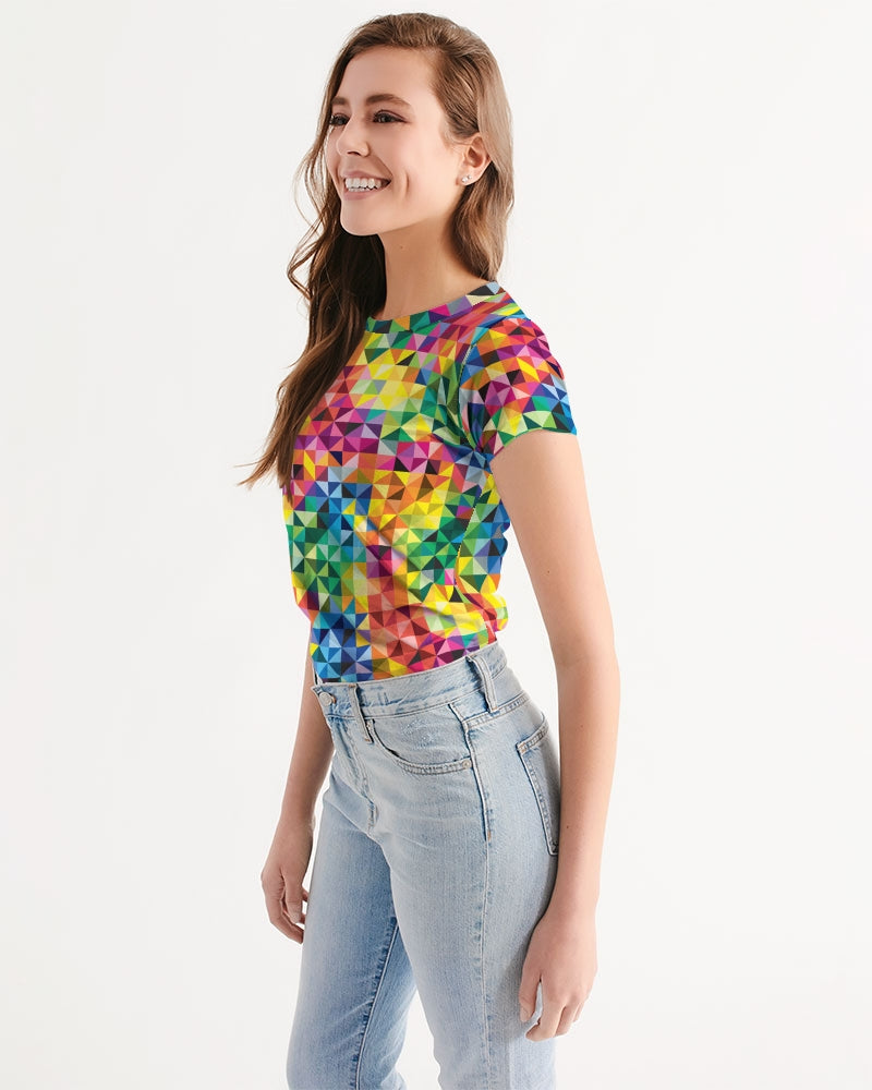 Vibrant Rainbow Pride Design Women's Tee