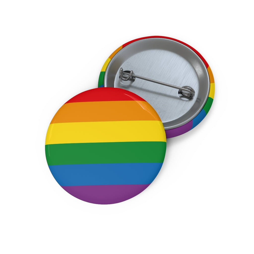 Rainbow Pin Button