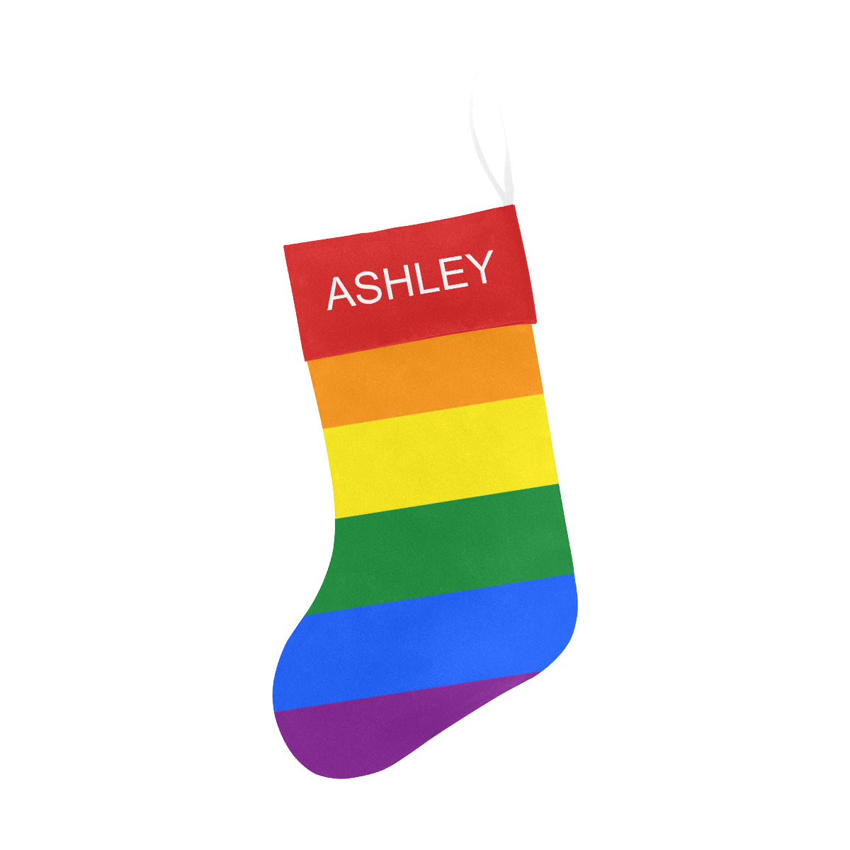 Personalized Rainbow Christmas Stockings