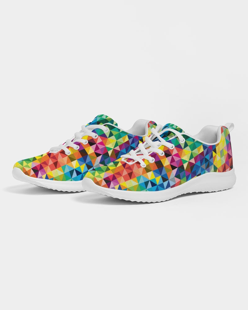 Vibrant Rainbow Pride Design Men's Athletic Shoe