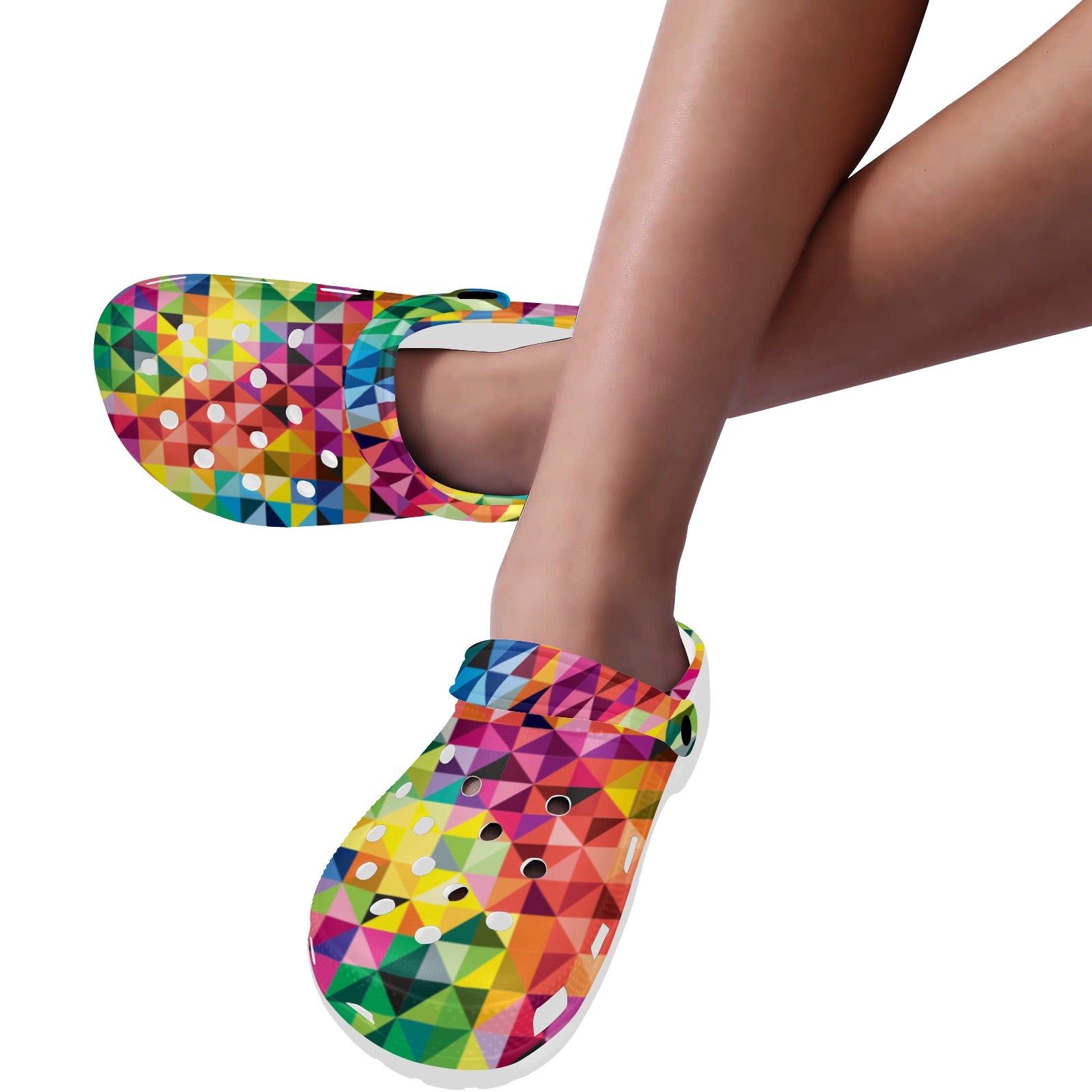 Gay Pride Vibrant Foam Clogs