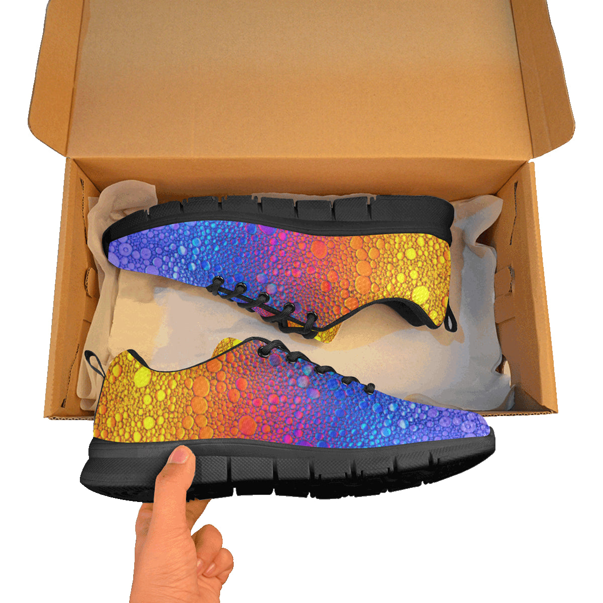 Pride Droplets Pattern Sneakers