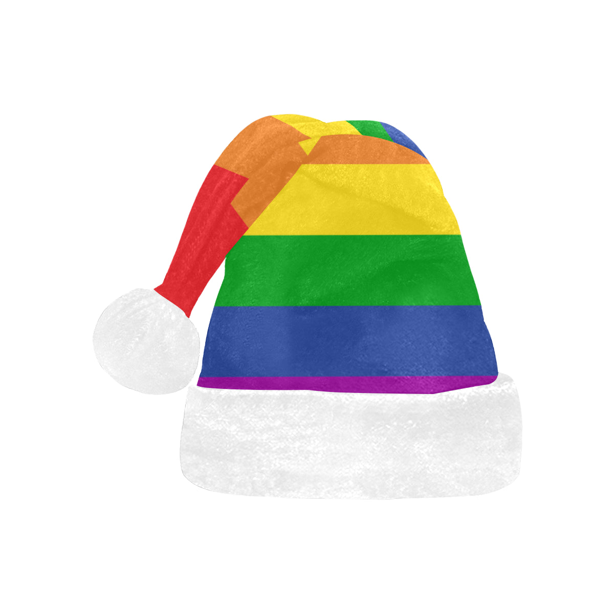 Rainbow Santa Hat