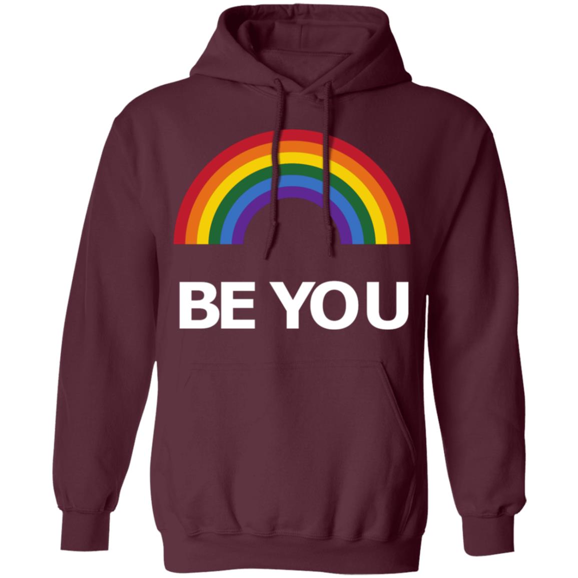 BE YOU Vibrant Rainbow Pride T shirt & Hoodie