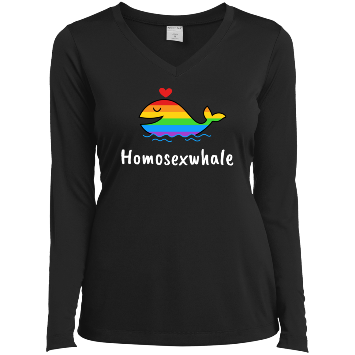 Homosexwhale Funny pride shirt