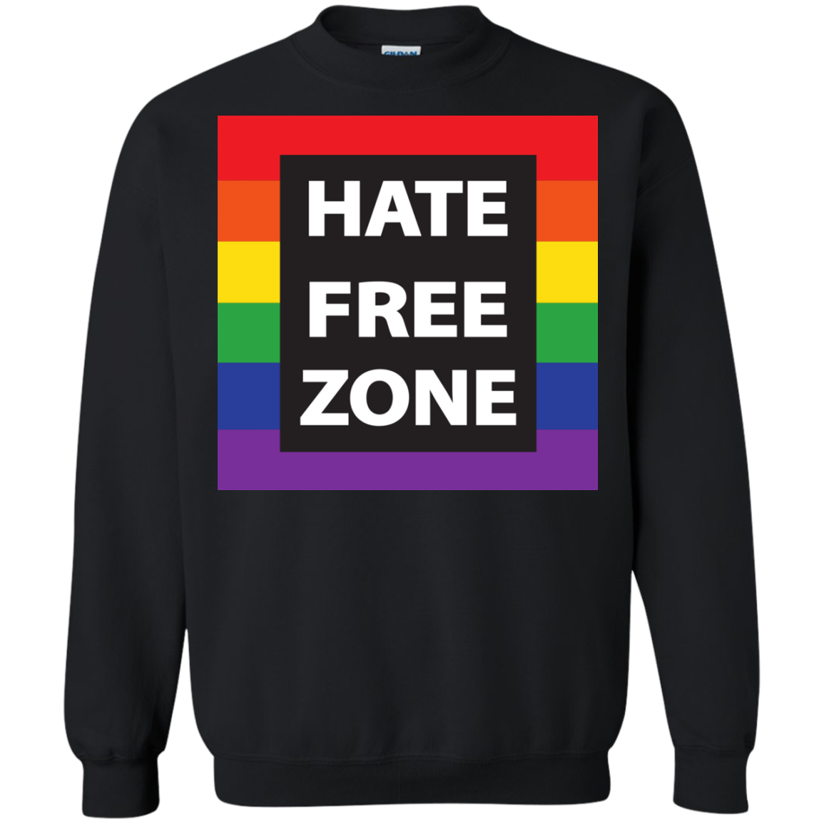 Hate Free Zone Pride T Shirt