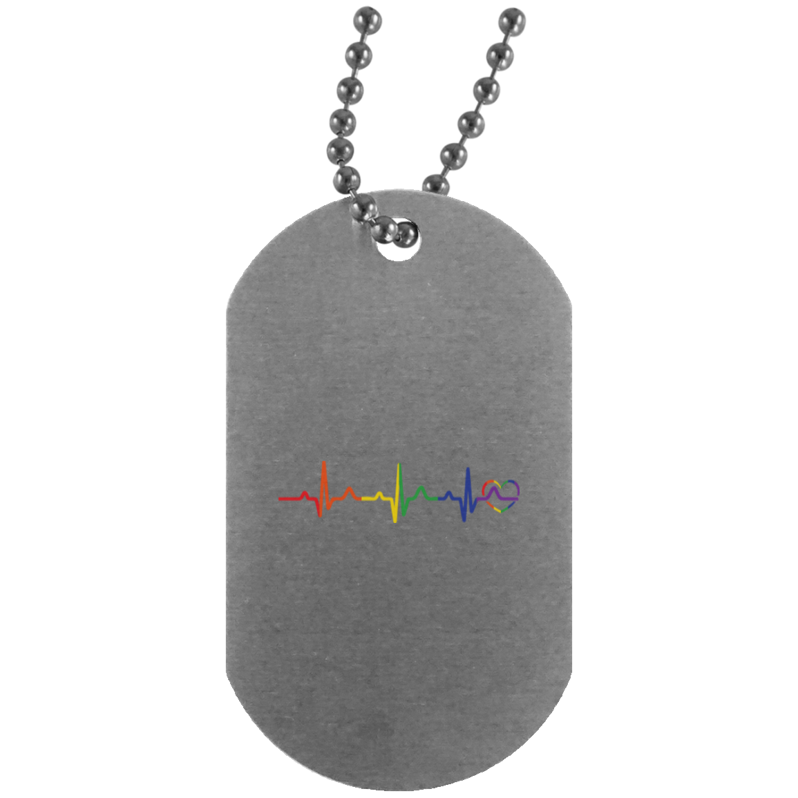 Rainbow Heartbeat Necklace