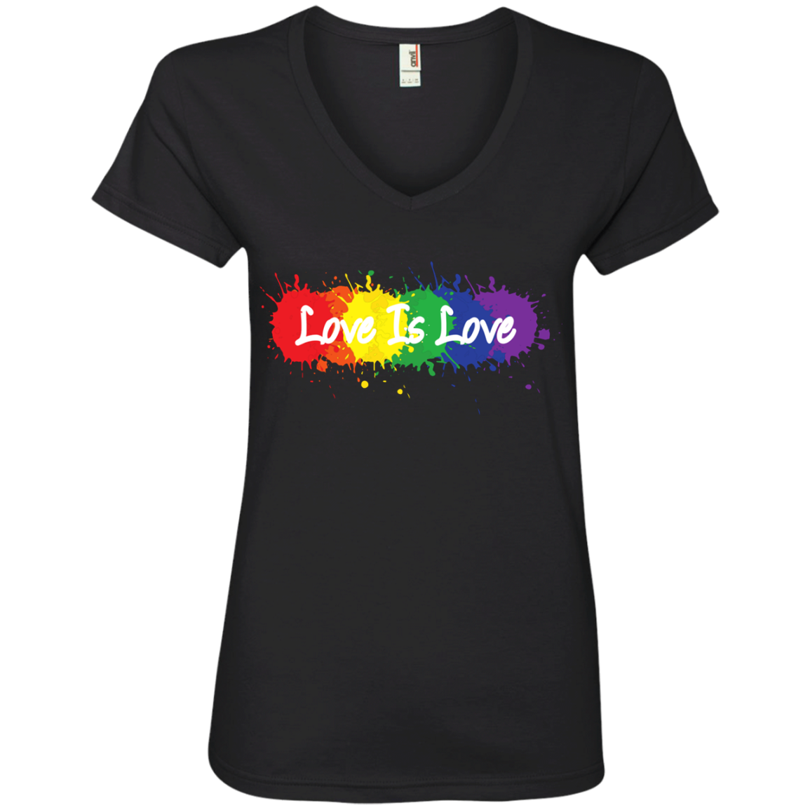  "Love is Love" black T Shirt for women LGBT Pride Equality tshirt for women