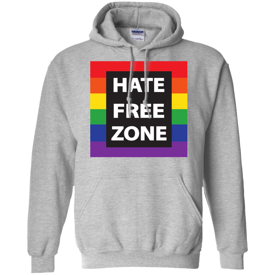 Hate Free Zone Pride T Shirt