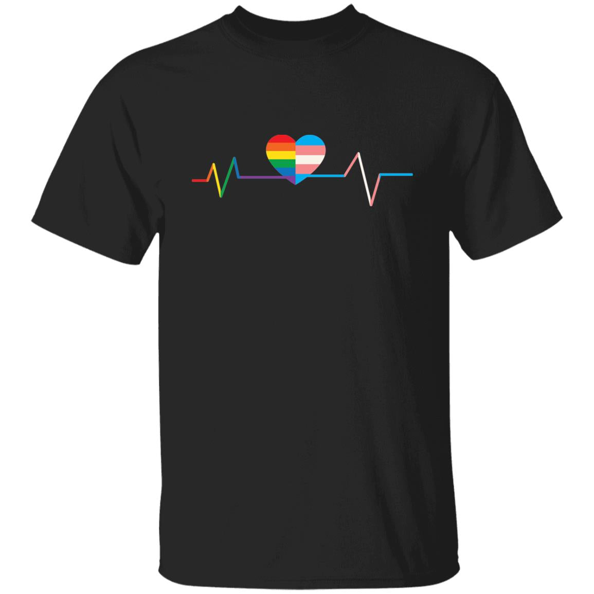 LGBT Pride Heartbeat T Shirt & Hoodie