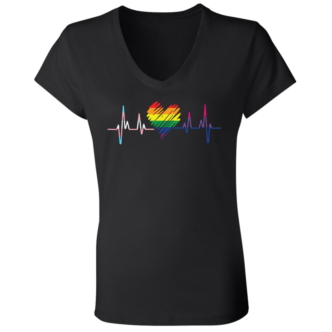 LGBT Pride Heartbeat Shirt & Hoodie