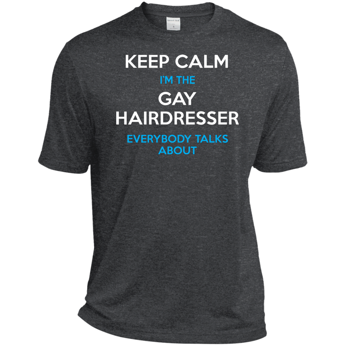 Keep Calm I'm The Gay Hairdresser dark grey for Men