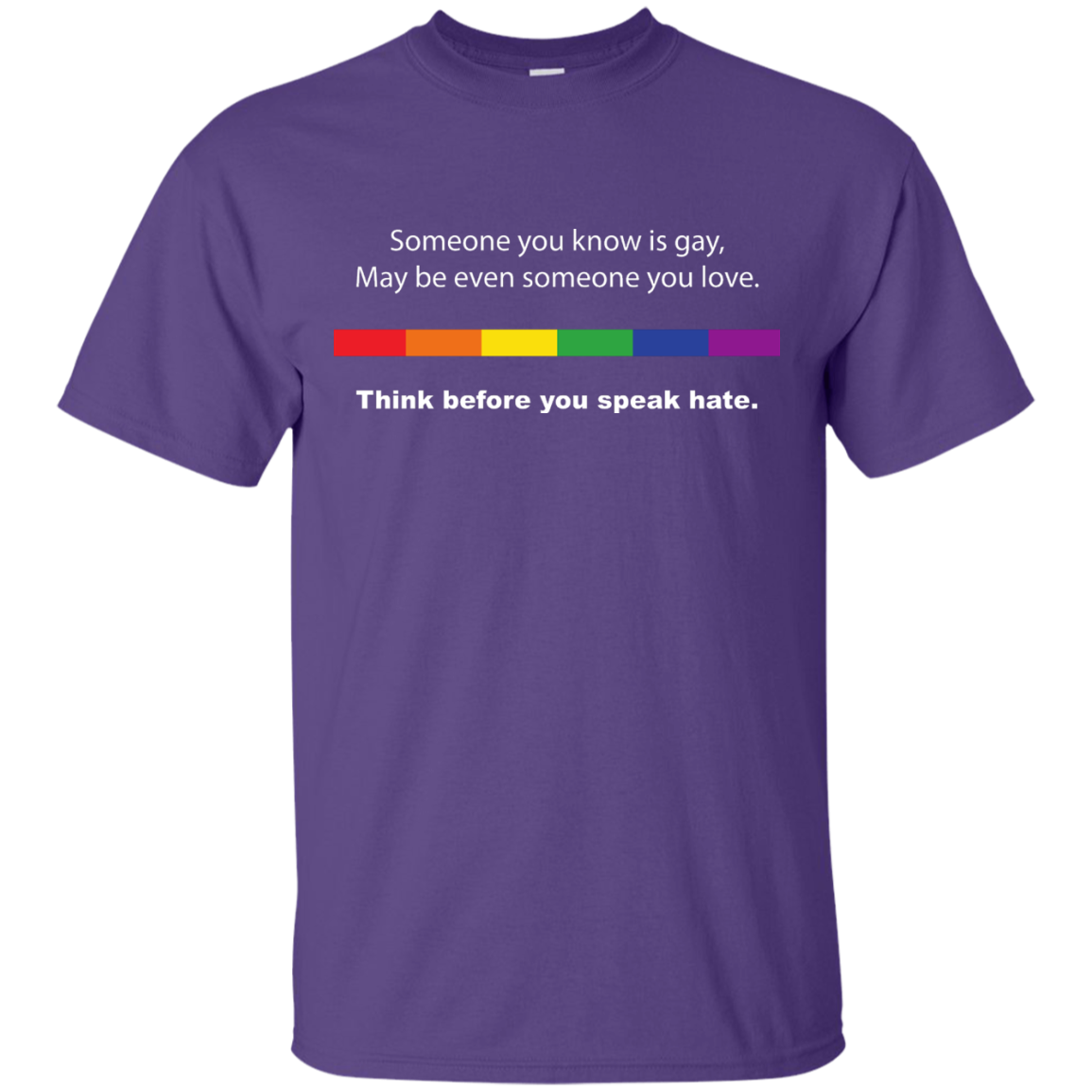 Powerful Gay Pride purple  t Shirt Ever for men