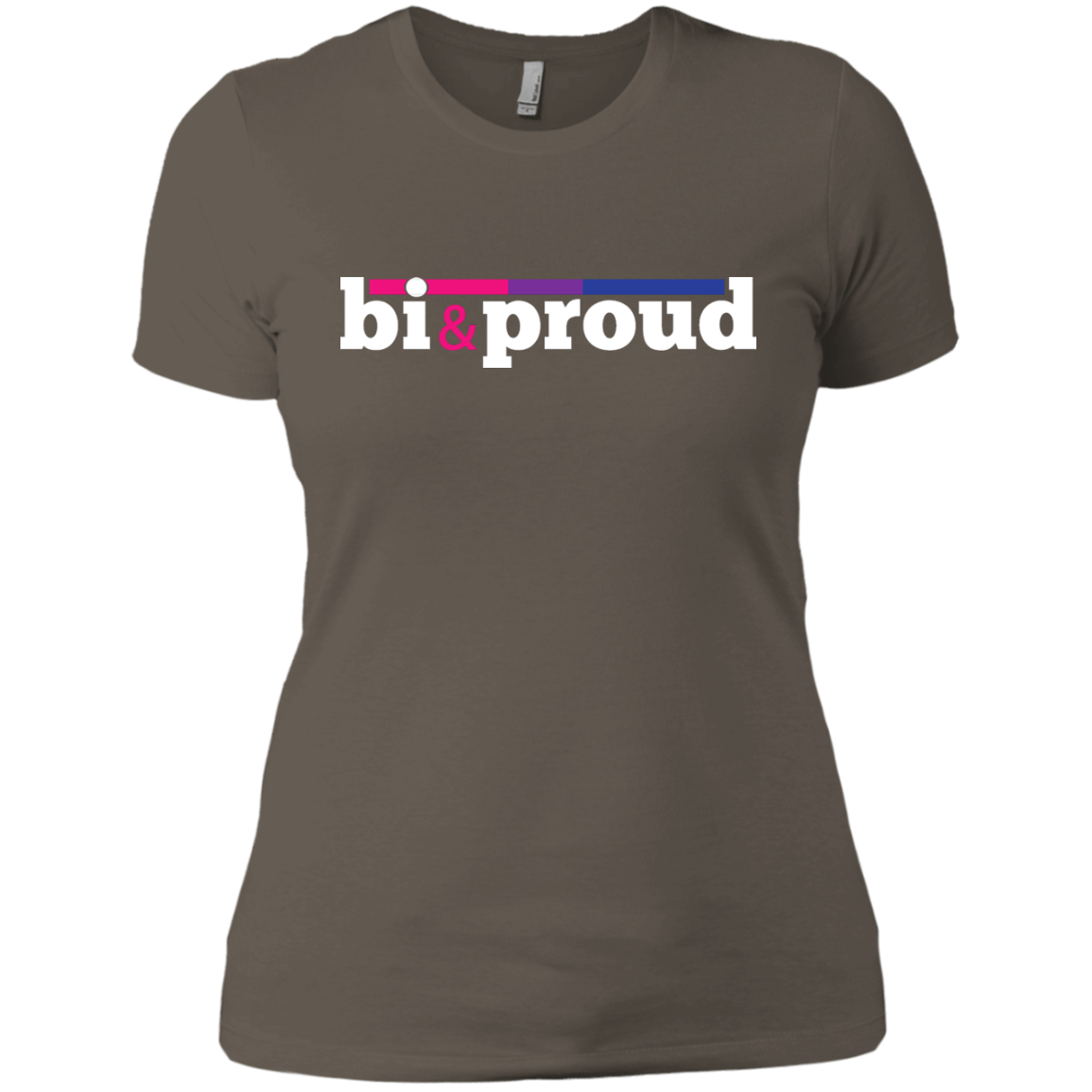 bi & proud ladies tee