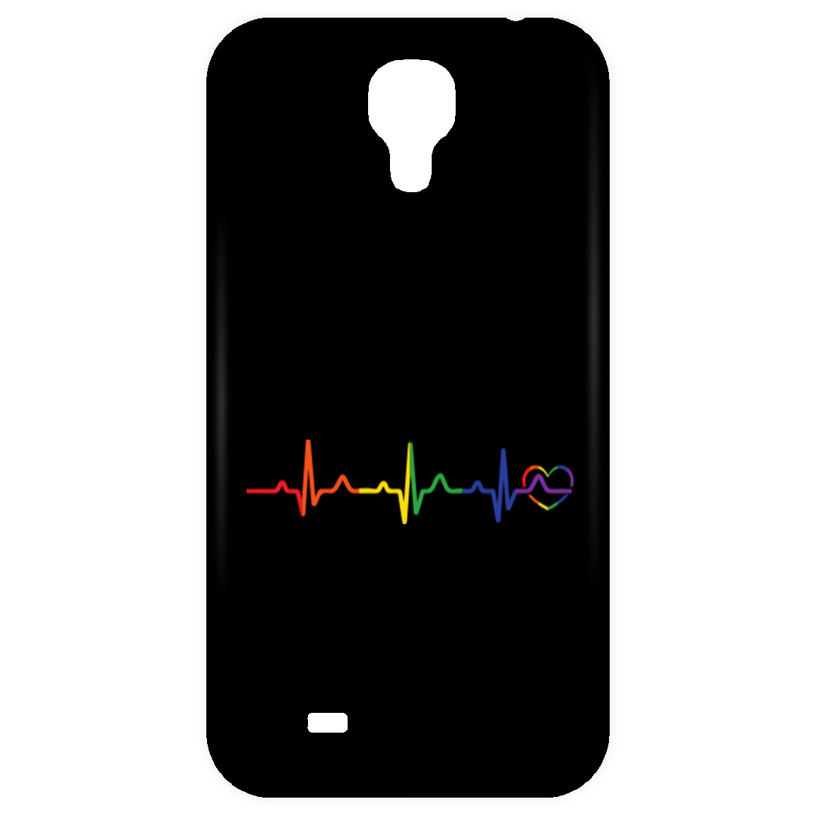 Rainbow Heartbeat Phone Case