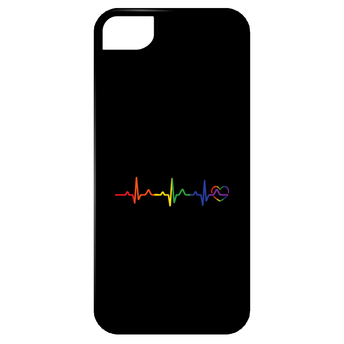 Rainbow Heartbeat Phone Case